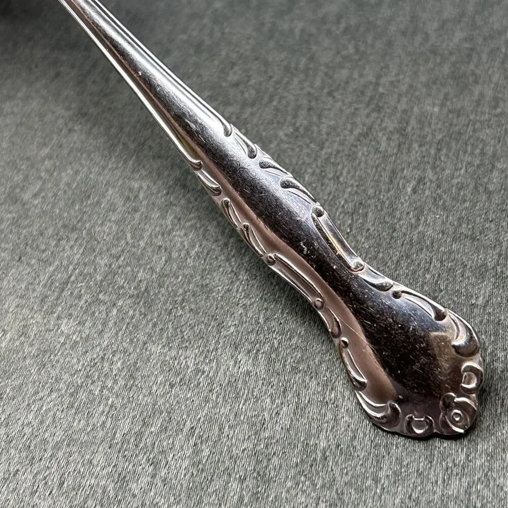 Vintage Queens Court Spork Serving Spoon Fork 11” Stainless Steel Japan MCM